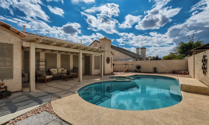 North Las Vegas Casa | Beautiful 1 Story Pool Home!