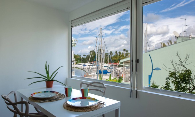 Pointe du Bout Apartamento | Precioso apartamento de 3 habitaciones en el corazón del puerto deportivo de 3 Ilets