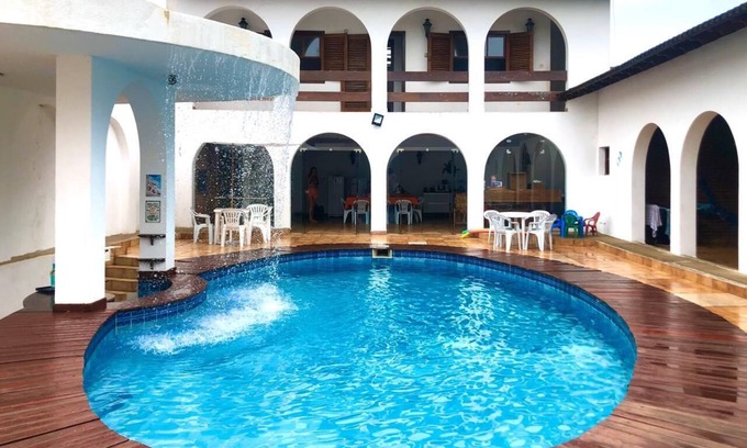 Jardim Centenario Casa | Beautiful 6 Bedroom House, Pool, Barbecue - Enseada - Guarujá