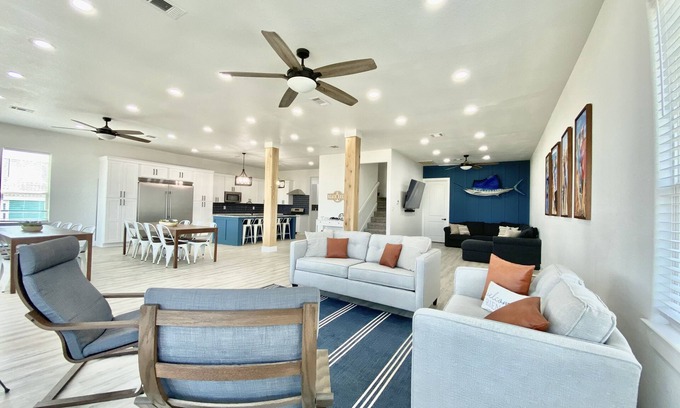 San Luis Beach Casa | Beautiful 8Bed/7Bath Beach View Home for the entire Family