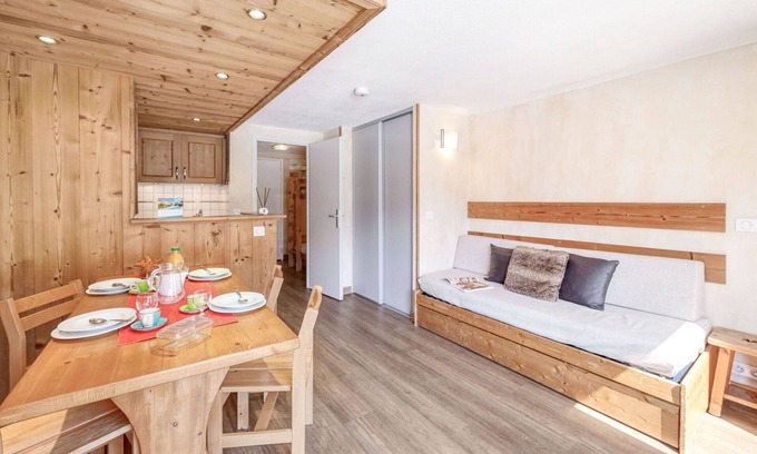 Tignes Apartamento | Bonito apartamento para 4 personas con WIFI, TV y balcón