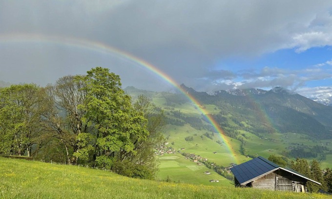 Zweisimmen Apartamento | Precioso apartamento para 3 personas con WIFI, balcón y mascotas permitida