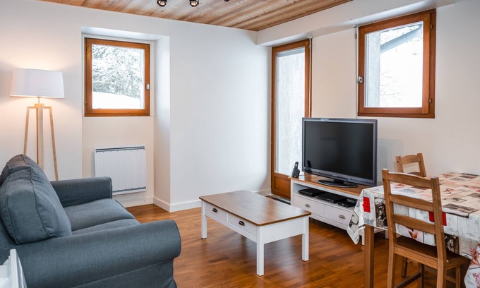 Lamoura Apartamento | Hermoso apartamento cerca de las pistas, cómodo en la localidad de Les Rousses.
