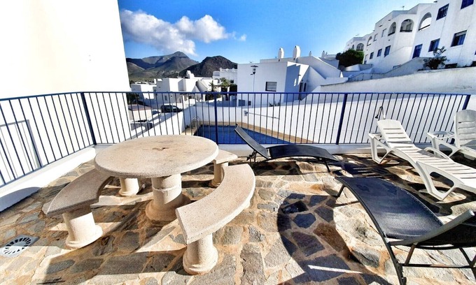 San Jose Apartamento | Apartamento con terraza - Intercambio de piscina con un otro apartamento