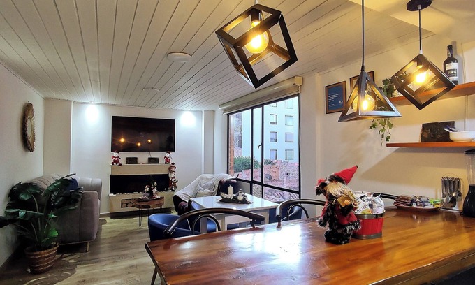 Tunja Apartamento | Hermoso apartamento con chimenea cerca al centro histórico de Tunja