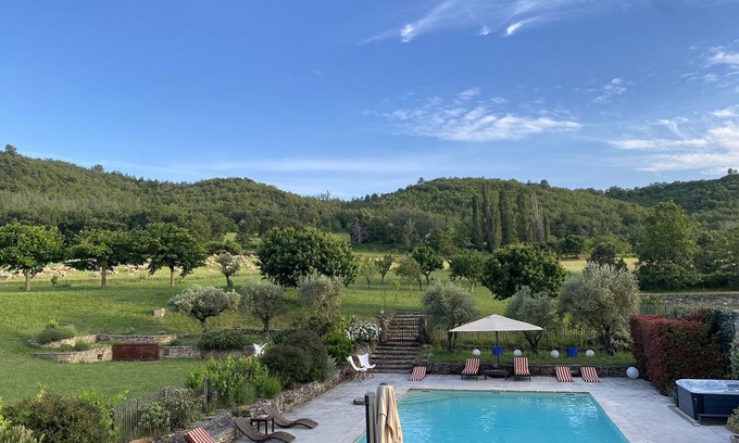 Cereste Casa | Espléndida Bastide en Provenza con piscina, pista de tenis y jacuzzi.