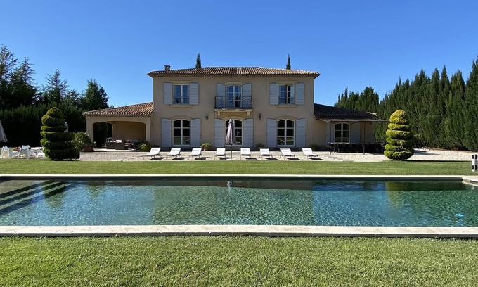 Aix-en-Provence Casa | Hermosa Bastide con gran piscina