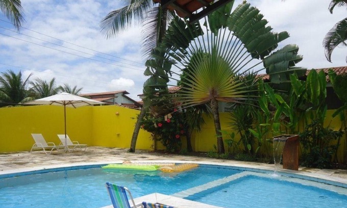 Barra Mar Casa | Hermosa casa de playa en Barra con gran piscina, barbacoa, amplio jardín.