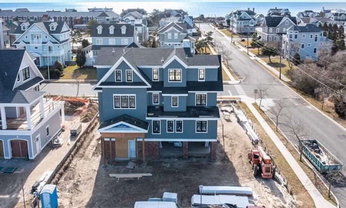Admiral Estates Casa | Beautiful BRAND NEW home with Ocean views, an in-ground pool, and an elevator.