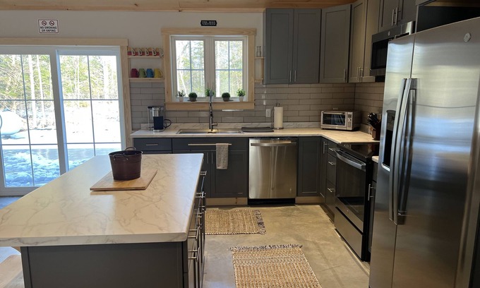 Dover-Foxcroft Casa | Beautiful, brand new, cozy Maine cabin!