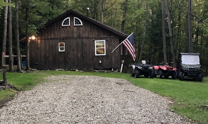 Scio Cabina | Beautiful Cabin in the woods Allegany County NY