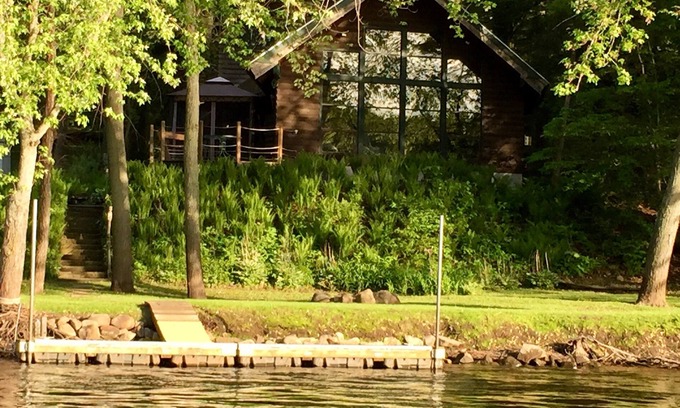 Poynette Cabina | Hermosa cabaña en el pintoresco río Wisconsin / Lago Wisconsin