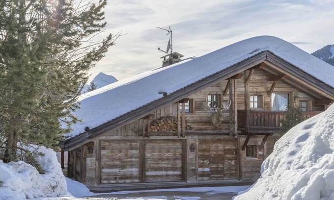 Megeve Chalet De Esquí | CHALET EN LAS PENDIENTES - CARIBOU - MEGEVE (SECTOR TELECABINA ROCHEBRUNE)