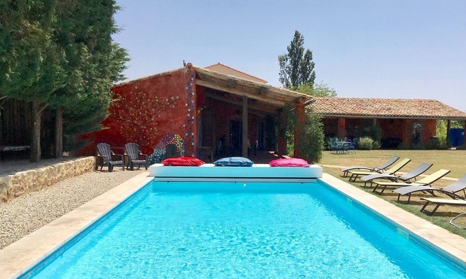 La Bruguiere Casa | Hermosa casa de 5 * con aire acondicionado, piscina climatizada, terraza, jardín cerrado, cerca de Uzès