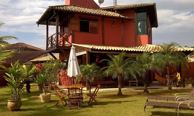 Jardim Capricornio Casa | Hermoso hogar balinés decorado condominio de Capricornio