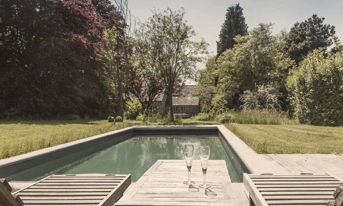 Haut-Bois Cabaña | Hermosa casa de campo con piscina privada en Ardenas