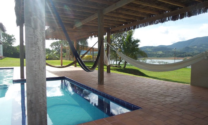 Piracaia Casa | Beautiful Country Houses.Access to the dam via the property,Heated swimming pool