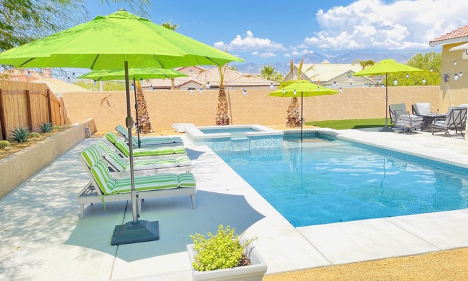 Desert Hot Springs Casa | Beautiful Desert Retreat - Salt Water Pool & Spa