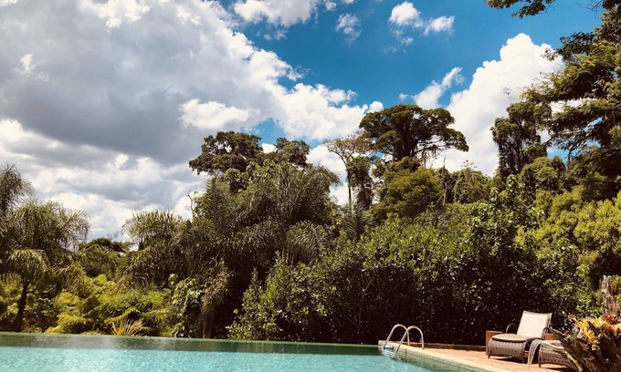 Sousas Cabaña | Beautiful estate with swimming pool, tennis court, sauna, gardens, lakes and native forest