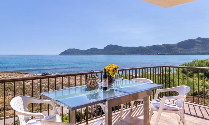 Son Serra de Marina Cabaña | Hermosa casa en primera línea de playa para hasta 6 personas en Mallorca🏖️