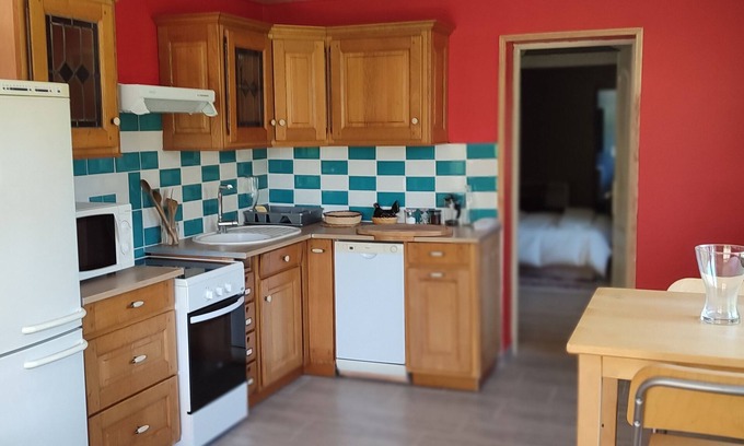 Angy Casa | Beautiful F1 apartment of 40 M2 on the ground floor on the ground floor with terrace.