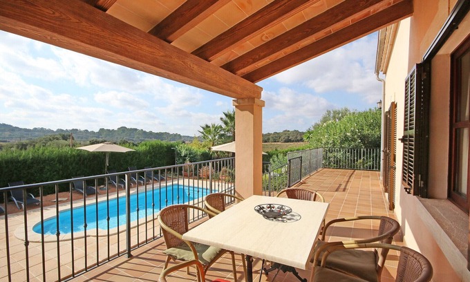 Cas Concos Villa | Bonita finca con piscina y jardín en Cas Concos y cerca de Cala Mondrago