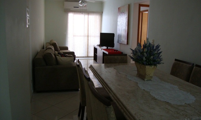 Aviacao Apartamento | HERMOSA INSTALACIÓN, VISTA AL MAR, GRANDE, 2 DORMITORIOS, 1 SUITE, AIRE ACONDICIONADO, BALCÓN GOURMET