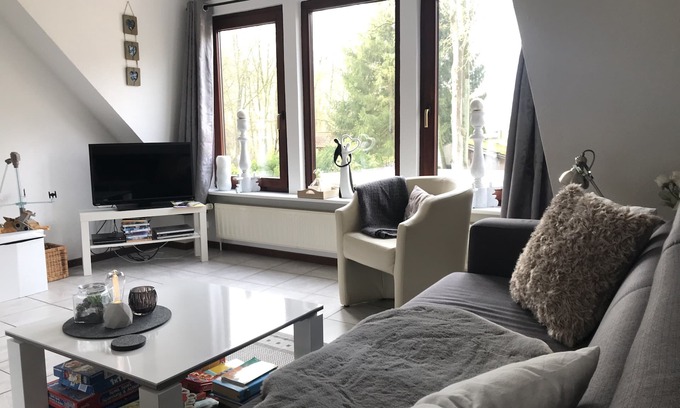 Bockel Apartamento | Hermoso y acogedor apartamento en Gyhum-Bockel en la idílica ubicación A1 con Waldblic