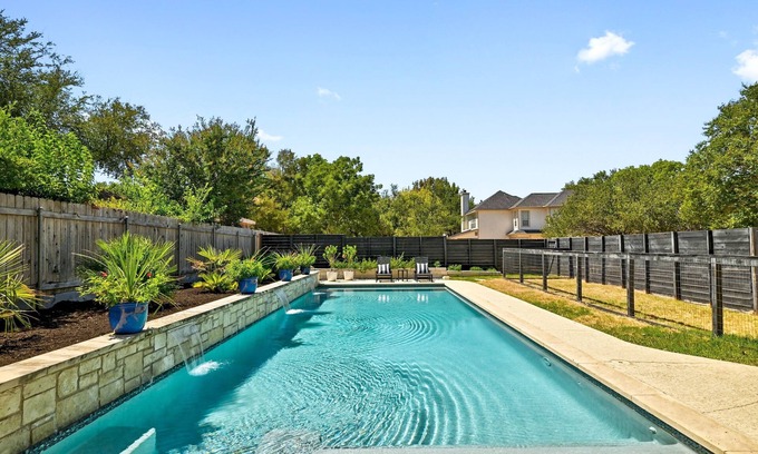 Austin Casa | Beautiful Gated Home - Pool, Entertainment Area, Large Lot!