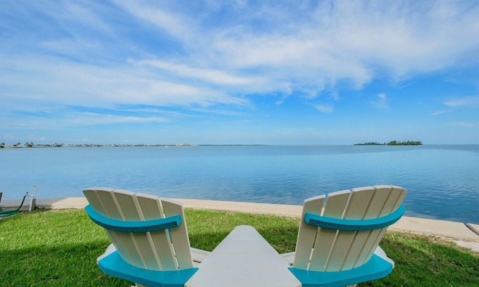 Dunedin Casa | Hermoso, frente al golfo, 2 habitaciones, 2 baños, Unidad final, Dunedin Townhome. Puestas de sol !!!