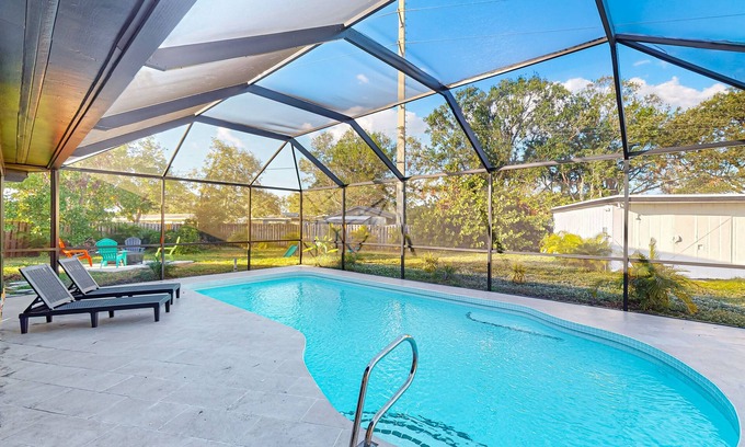 South Sarasota Casa | Beautiful home with private pool and space for the whole family