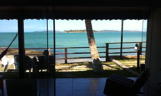 Praia Rasa Casa | Hermosa casa en la orilla del mar en Buzios - 4 suites, todas con aire acondicionado