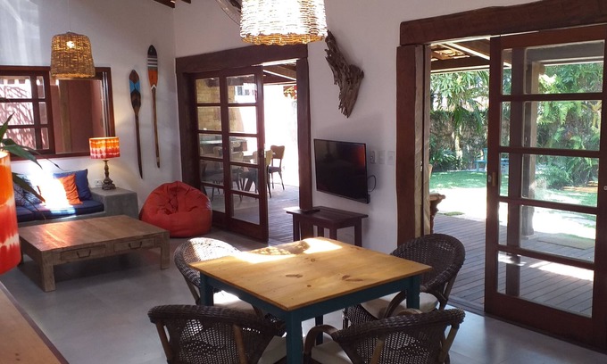 Barra Grande Casa | Linda casa en la villa de Barra Grande en calle encantadora a 20m del mar con 5 habitaciones