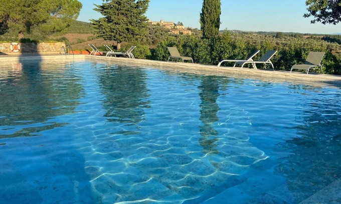 Castellina in Chianti Otro | Chianti hermosa casa en una colina con excepcionales Vistas.