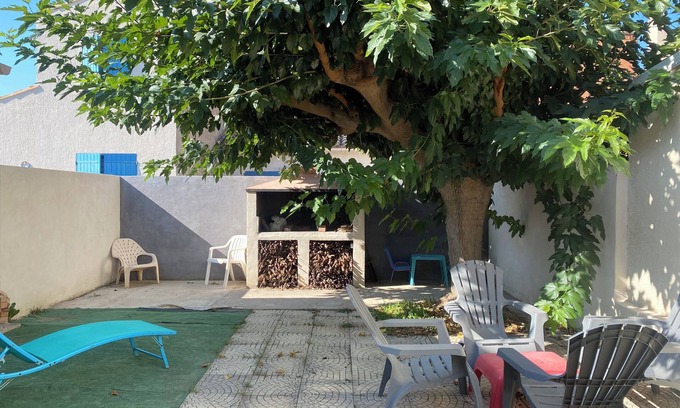 Vendres Casa | PEQUEÑA CASA CON JARDÍN Y PATIO CERCA DE LA PLAYA DE VALRAS