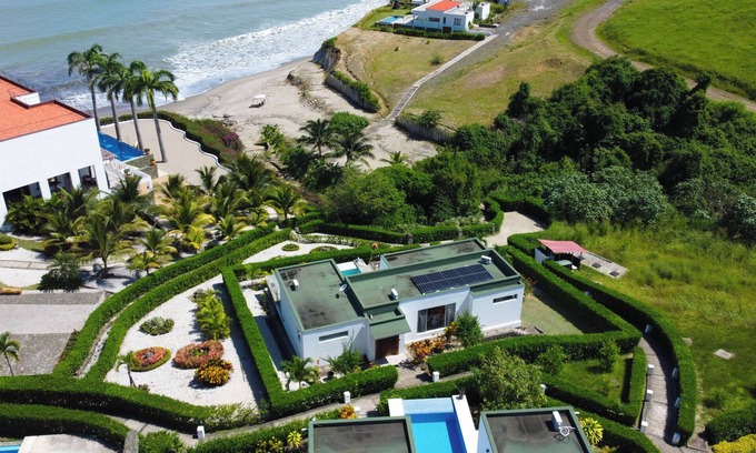 Región costera Casa | Hermosa casa con vista al mar en Jama Campay