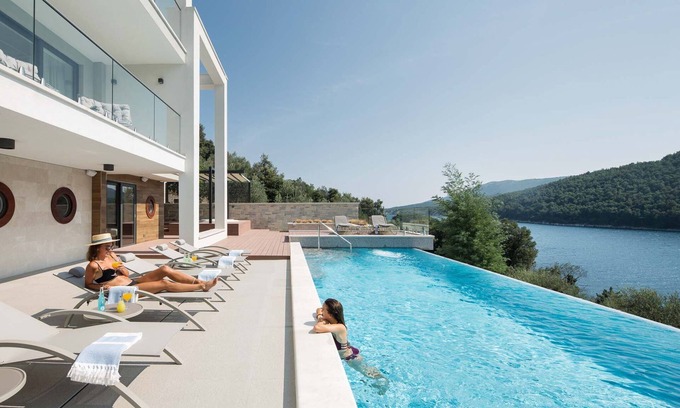 Duga Luka Villa | Beautiful Istria Villa | 5 Bedrooms | Villa Labin Waterfront | Stunning Sea Views & Private Heated Swimming Pool | Labin