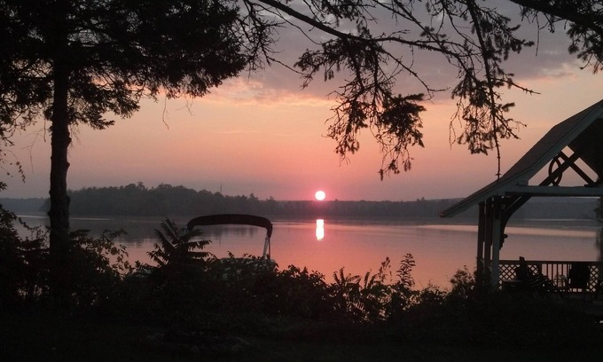 Mikana Casa | Beautiful lake-home, plus separate cottage, 200+ feet level shoreline,1.3 acres