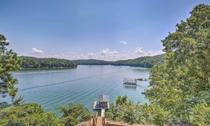 Woodstock Apartamento | Beautiful Lakefront Studio: Dock, Fire Pit, Kayak