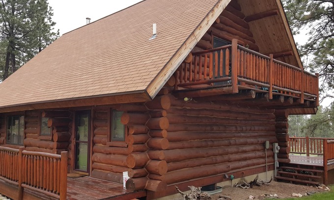 Custer Cabina | Cabin Entrar hermosa de la apartada 14 Acres