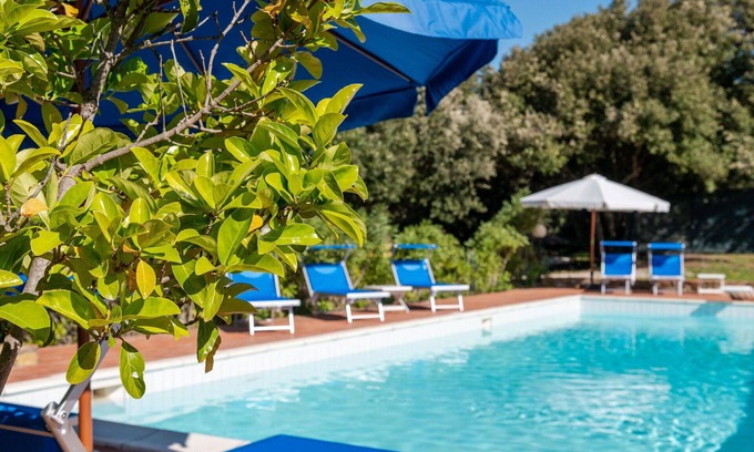 Massa Marittima Villa | Casa de vacaciones privada con A/C, WIFI, piscina privada, TV, patio, vista panorámica