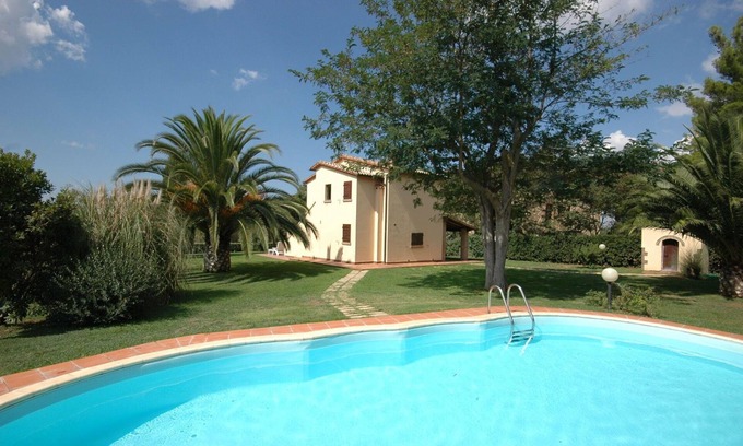 Bibbona Villa | Preciosa casa de vacaciones privada con piscina privada, WIFI, TV, vista panorámica y aparcamiento