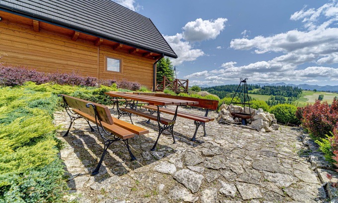 Czarny Dunajec Casa | Estupenda casa de vacaciones privada para 7 personas con WIFI, TV, patio y mascotas permitida