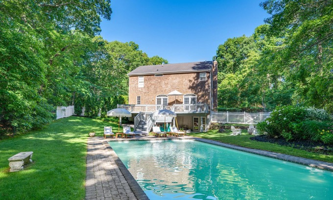 Tuckahoe Casa | Beautiful Private, Secluded Southampton All Season Retreat, Close To Beaches