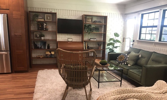 Texarkana Apartamento | Beautiful Private Studio-Full Kitchen, W/D