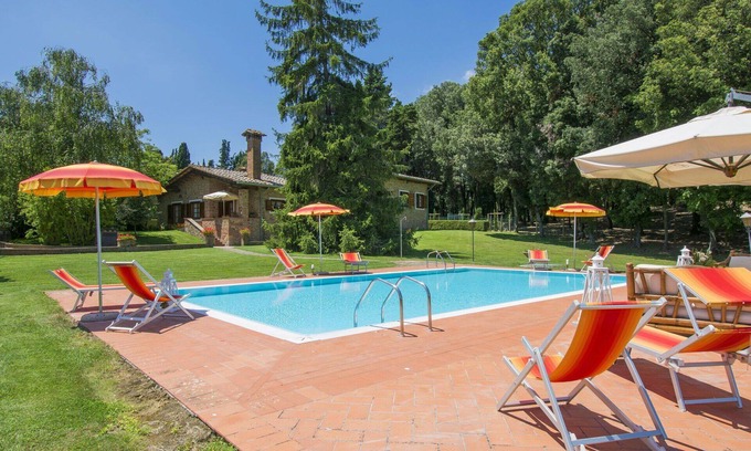 Gambassi Terme Villa | Casa de vacaciones privada con piscina privada, WIFI, TV, balcón, cerca de San Gimignano
