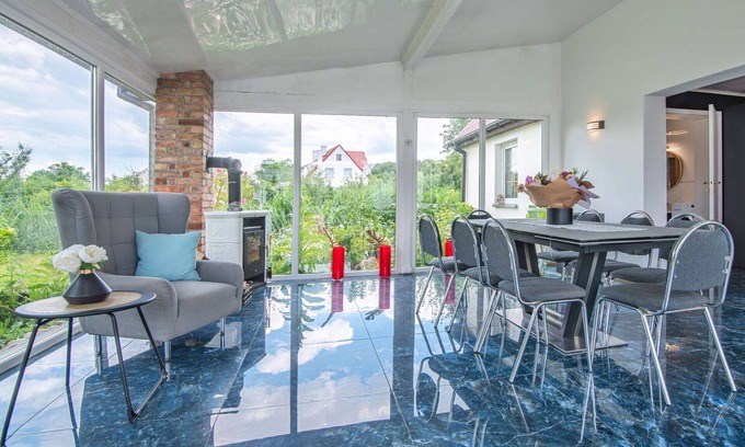 gmina Dobra Casa | Estupenda casa de vacaciones privada con WIFI, piscina privada, TV, terraza y mascotas permitida