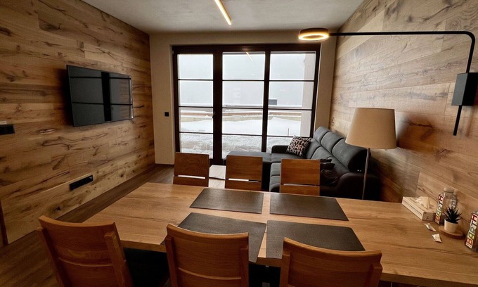Ricky v Orlickych horach Casa | Maravillosa casa de vacaciones privada para 4 personas con WIFI, TV, terraza y vista panorámica