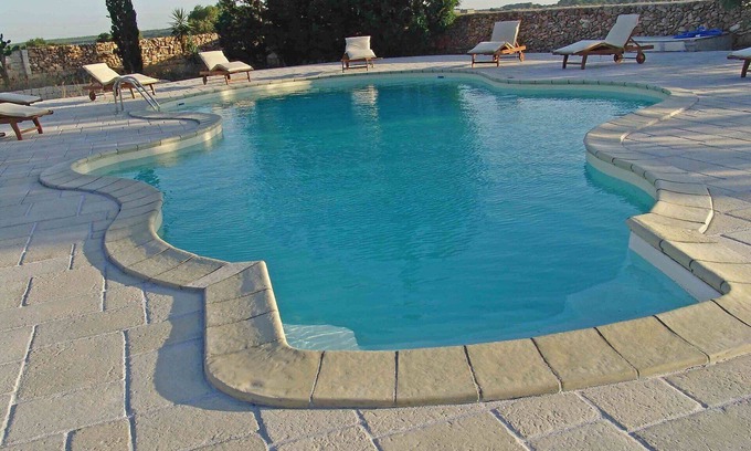Nardo Villa | Casa de vacaciones privada con piscina privada, A/C, WIFI, TV, patio, vista panorámica