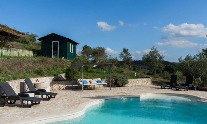 Mazzano Romano Villa | Preciosa casa de vacaciones privada con WIFI, bañera de hidromasaje, piscina, A/C y TV